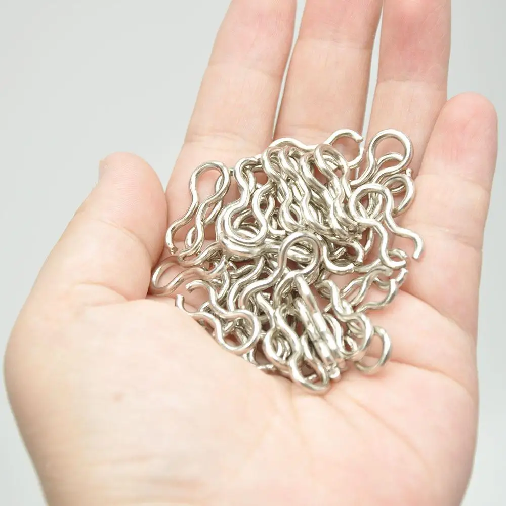 

100pcs Hot Durable Gold Line tackle Fast lock Connector Barrel Swivel Fishing Hanging Snap