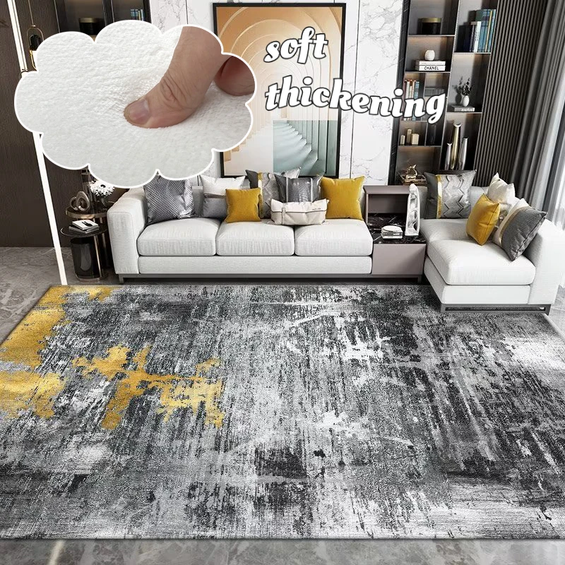 

Modern Household Mat Soft Luxury Carpets for Living Room Non-slip Ins Decoration Home Floor Mats Lounge Decor Area Rug Washable