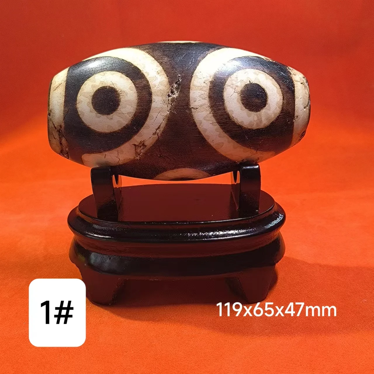 1pcs/lot Multi-Eyed Agate Dzi Ornament large home decoration Various patterns Collection accessories jewelry amulet folk-custom