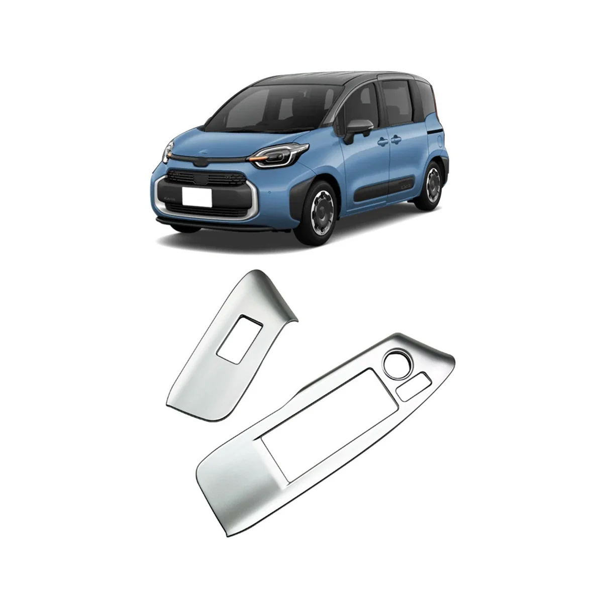 Глянцевая черная панель для автомобиля кнопка подъема Toyota Sienta 2023 +