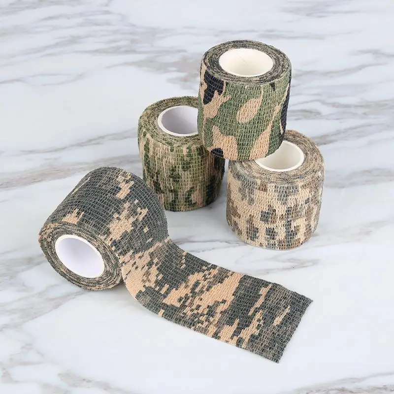 

Airsoft paintball Self-adhesive Camouflage Wrap Rifle Hunting Shooting Cycling Tape Waterproof Camo Stealth Non-woven Tape 9