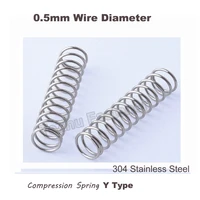 0 5mm wire diameter compression spring y type 304 stainless steel y type small compression spring cylidrical coil spring steel