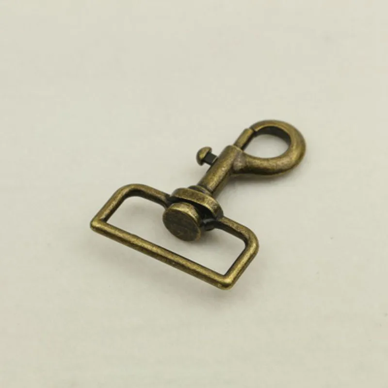 1 шт. металлический карабин поворотный крючок для глаз кожаный ремешок сумок
