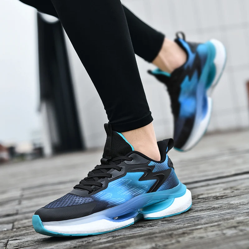 Sneakers Men Cushion Breathable Men's Sneakers Running Shoes Outdoors Male Shoes Platform Shoes Male Mens Chaussure Homme Sport