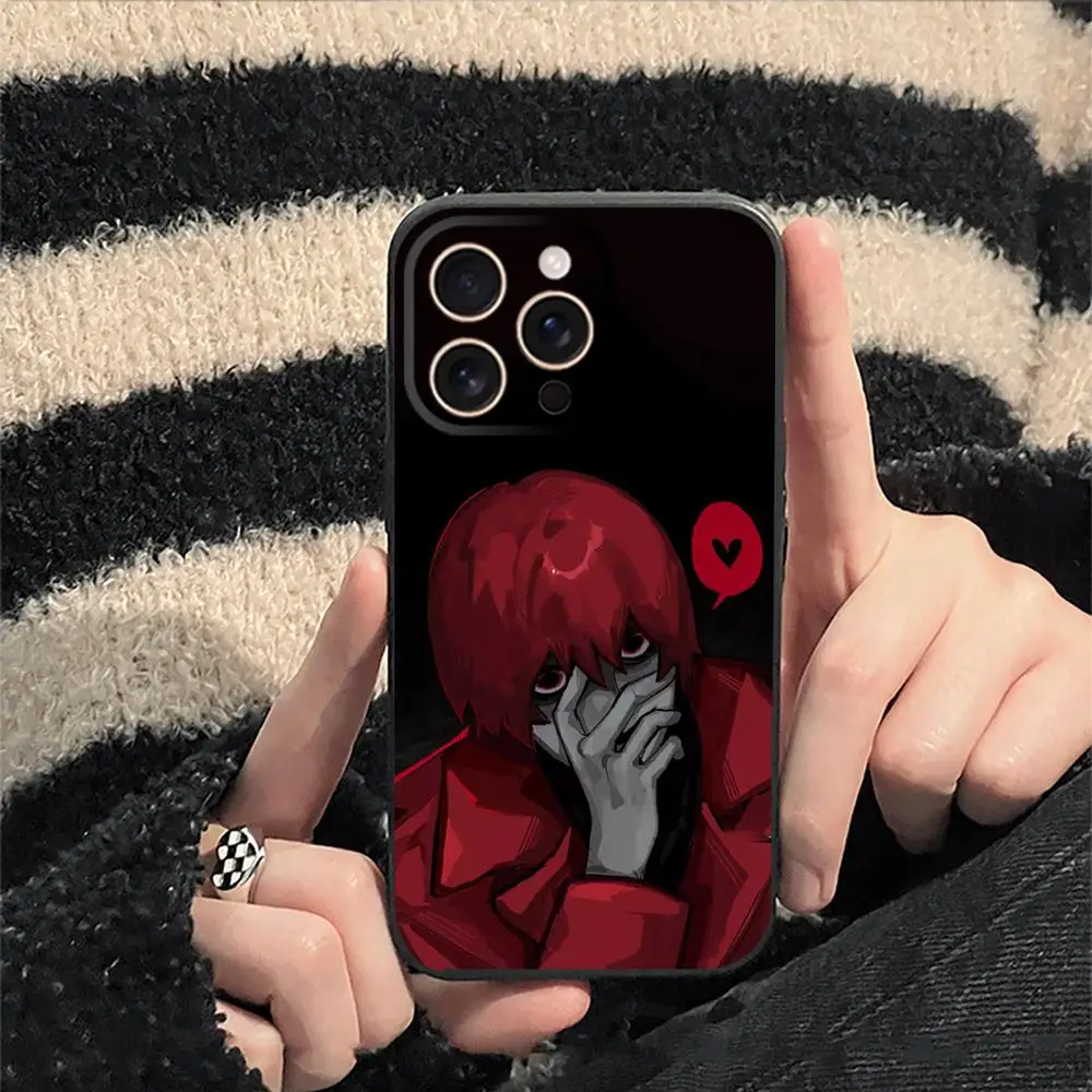 Scarle-tella H-homicipher модный мужской чехол для телефона для iPhone 17, 16, e 15, 14, 13, 12 Plus Mini Pro Max, мягкий черный противоударный чехол (art.: 3920d4b41438b) - 3920d4b41438b