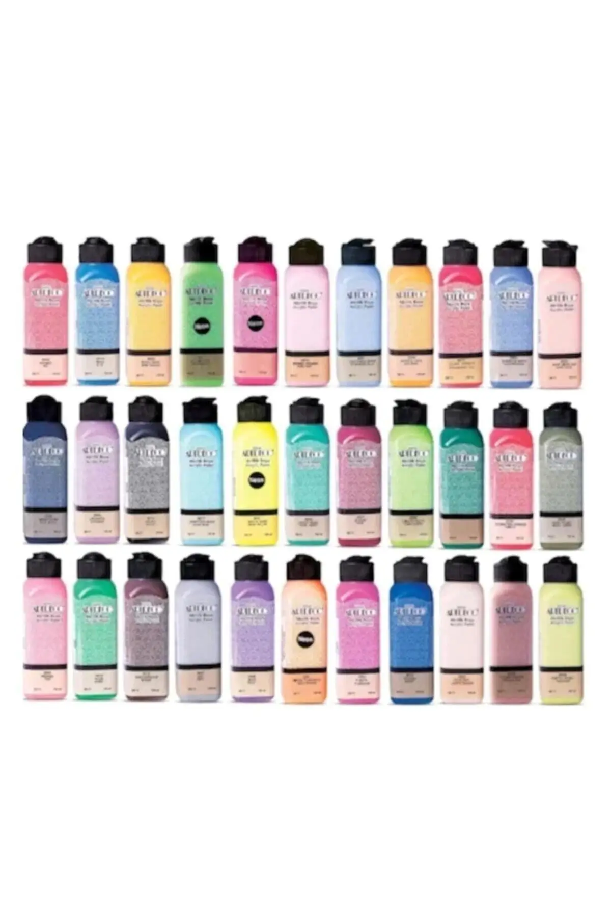 

Acrylic Paint Set 33 Color X 140 ml. Mega Set