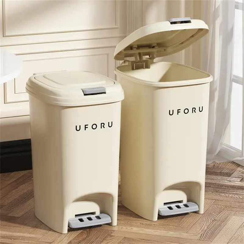 

Save Space Foot Pedal With Cover Living Room Durable Kitchen Trash Can Trash Can Popular Choice Environmental Protection Family