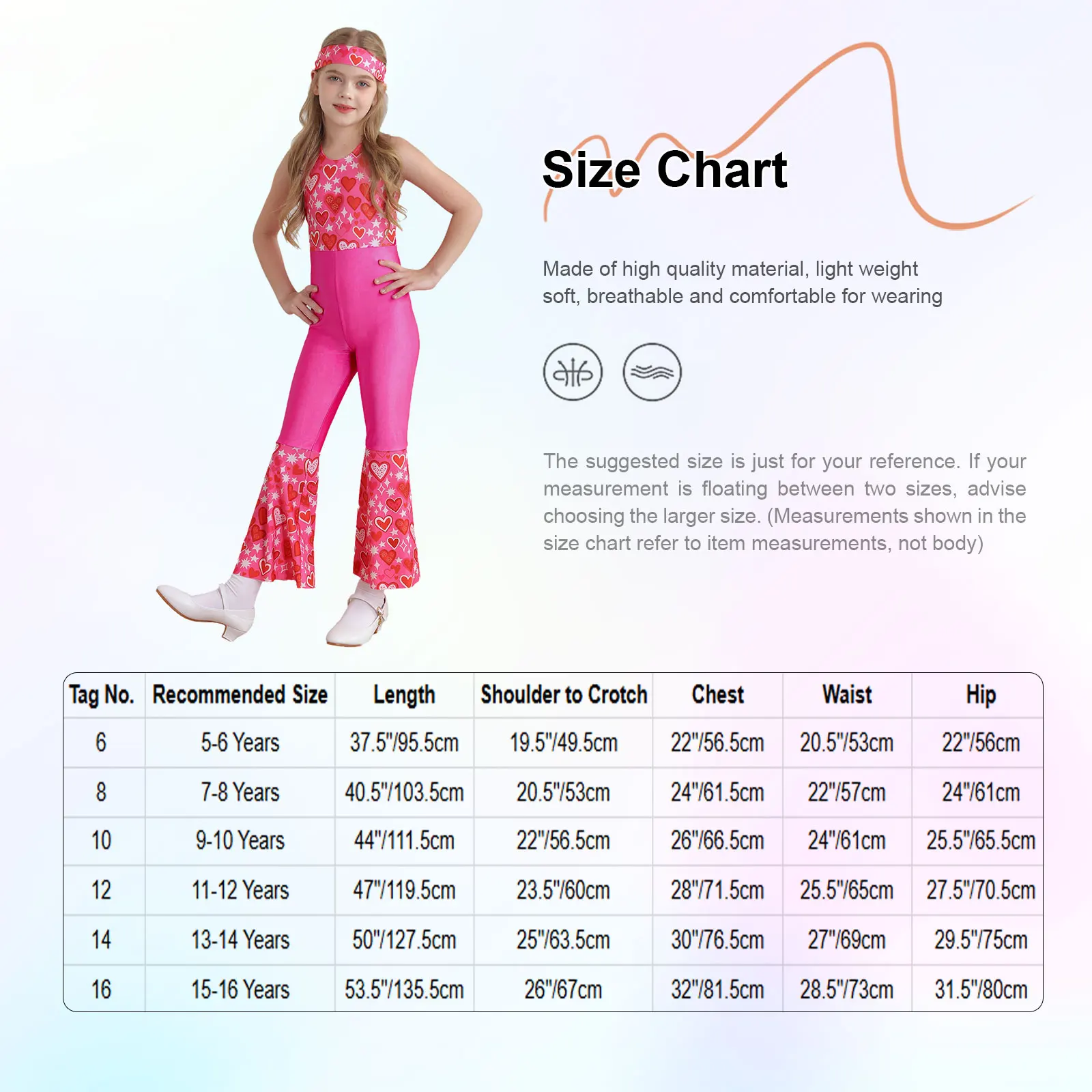 Детский костюм для косплея в стиле ретро девочек на Хэллоуин ретро-диско хиппи с