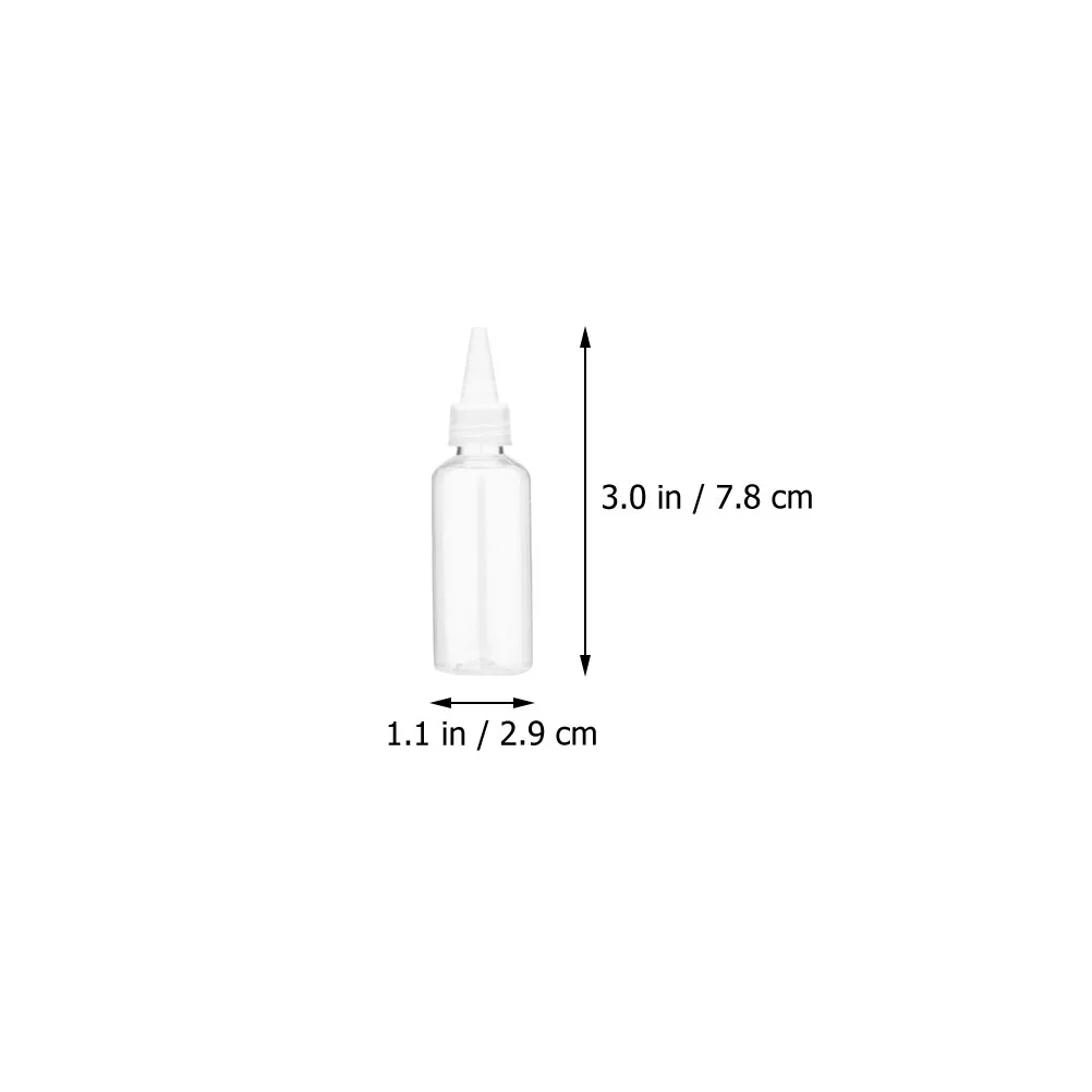 

Bottle Hair Squeeze Bottlesapplicator Dye Pointed Oil Dispenser Color Mouthhairdressing Tip Container Refillable Empty Liquid
