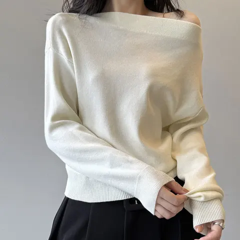 Женские шерстяные полосатые пуловеры Sherhure