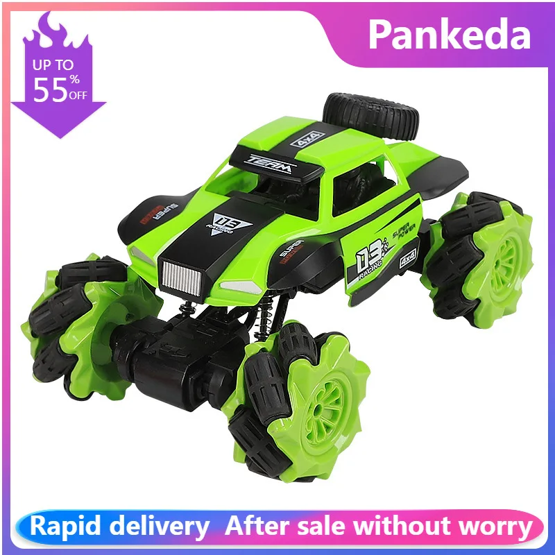 

Kids Remote Control Car Toy Strong Power Shock Absorbers Collision Resistance 2.4G Off Road High Speed Racing Car rc stunt car