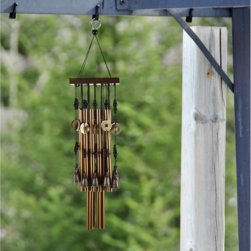 Наружный внутренний металлический трубчатый колокольчик с медным колокольчиком