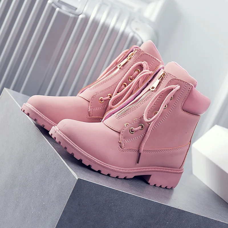 

Women's Walking Shoes Fashionable High-top Martin Boots Lightweight Balanced and Wear-resistant Outdoor Casual Sports Shoes