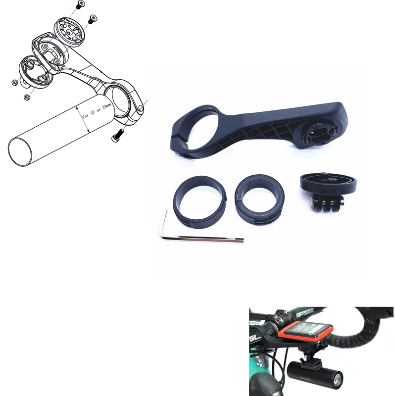 

Велосипедный компьютер держатель GPS дорожный горный велосипед держатель для камеры WAHOO Bryton 360 gopro поддерживающие аксессуары