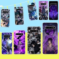 naruto uchiha sasuke phone case for samsung s9 plus s5 s6 s7 edge s8 s10 plus