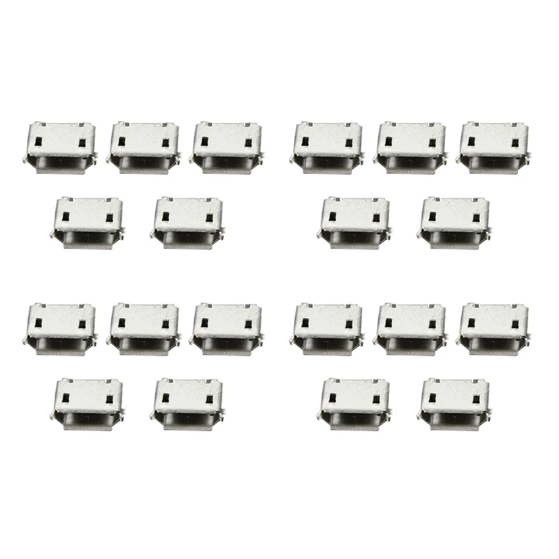 

200Pcs Micro-USB Type B Female 5Pin SMT Socket Jack Connector Port PCB Board