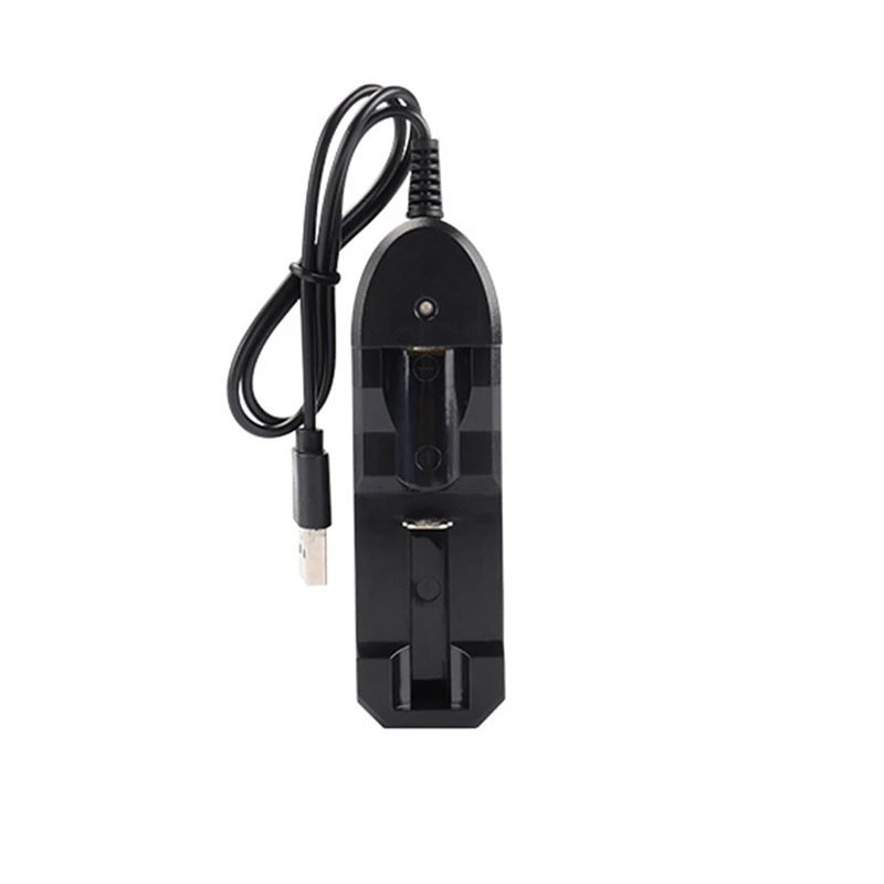 

Универсальное зарядное устройство для аккумуляторов 18650 с одним слотом, литий-ионный аккумулятор 16340 14500, зарядное устройство USB, выход 4,2 В п...