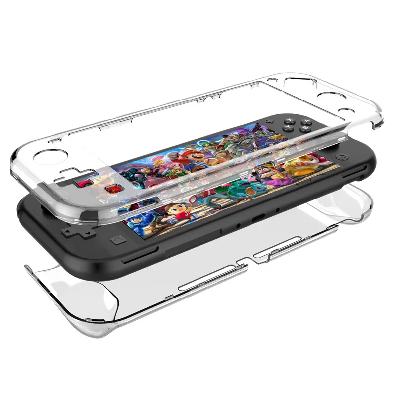 Split Crystal Protective Case for Nintendo Switch Lite PC Protective Case Protection Switch Lite