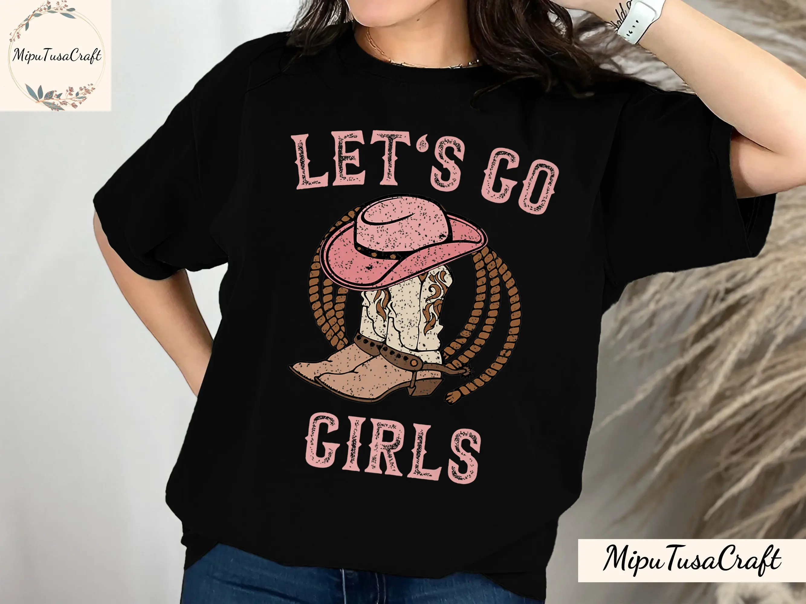 Ретро футболка Let'S Go Girls Shania Tour Bachelorette Cowgirl Twain Sweat