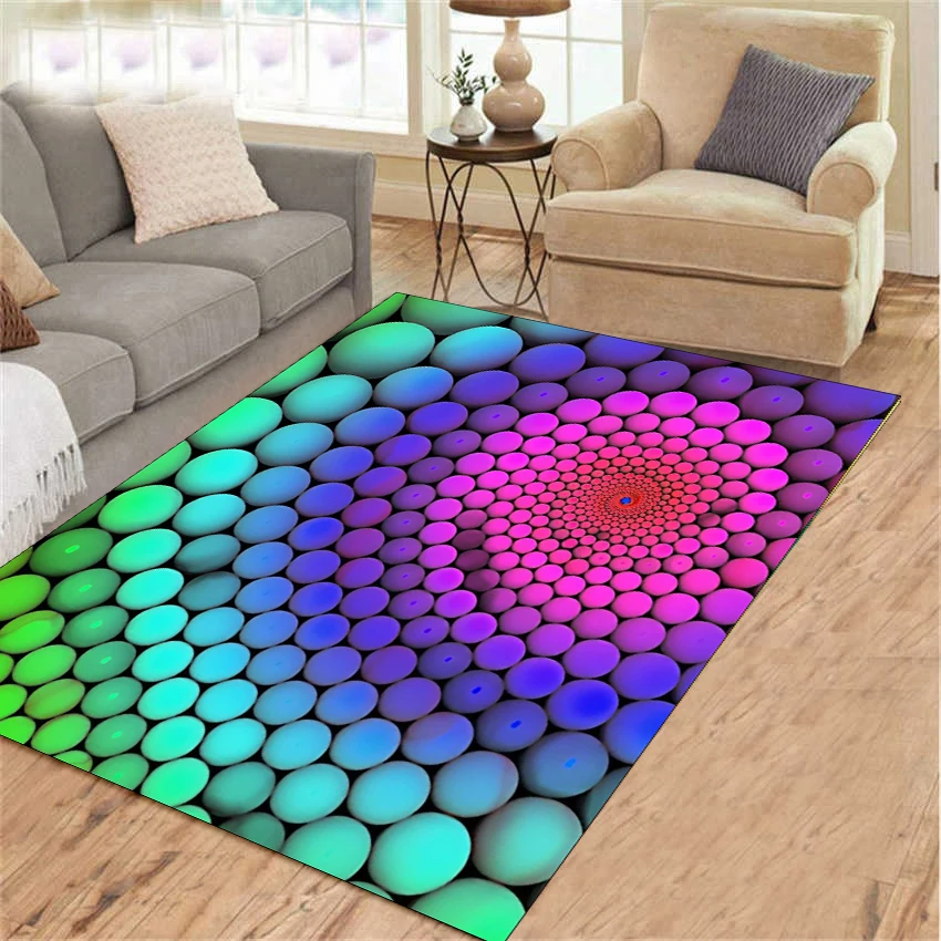 

2022 Modern Geometry Printed Carpet for Living Room Nordic Bedroom Decor Area Rugs Non-Slip Washable doorMat