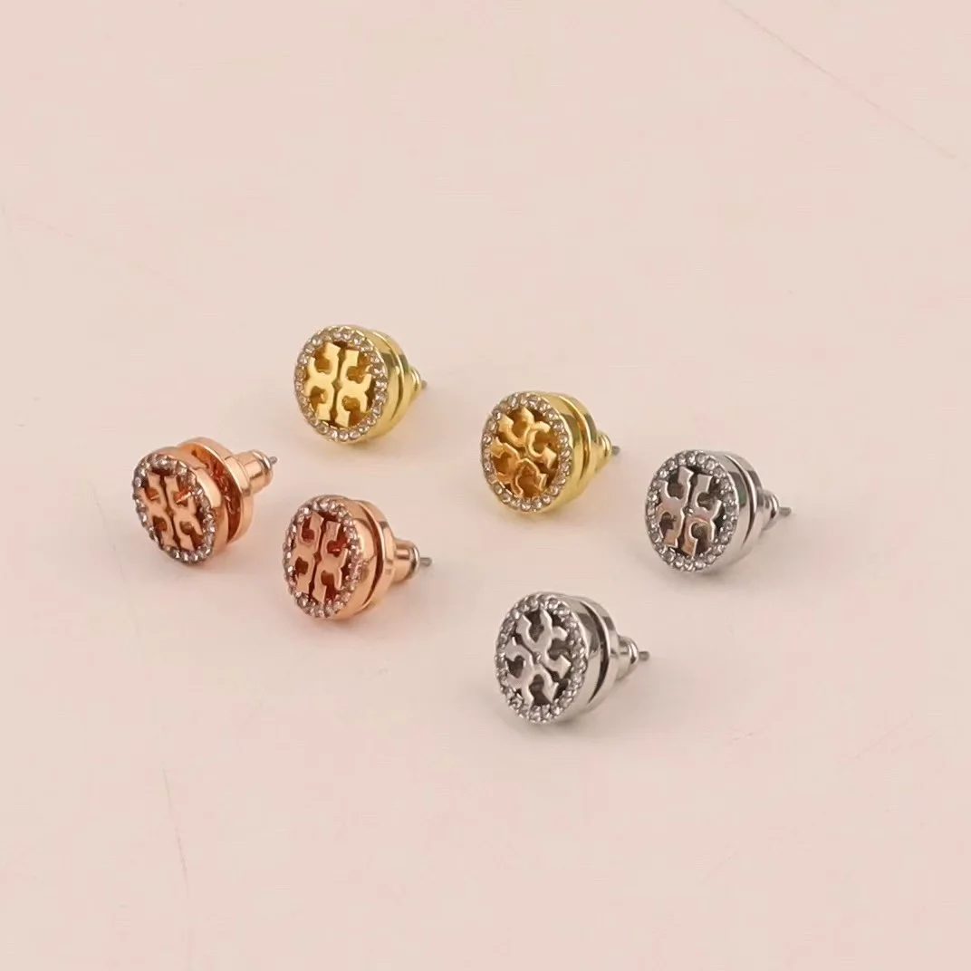 Качественные Классические универсальные серьги-гвоздики ручной работы с