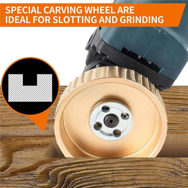 5 шт. набор дисков для резьбы по дереву 4 и 1/2 дюйма