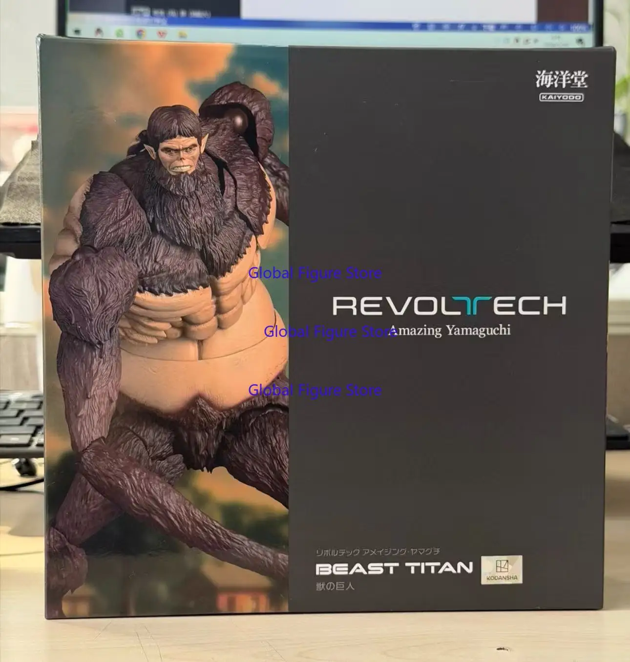 Фото Фигурка Kaiyodo Revoltech Amazing Yamaguchi Beast Titan Attack on Titan Orc №2