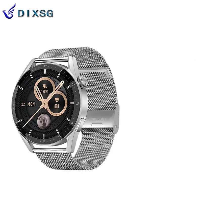 

DIXSG – montre connectée NFC pour hommes, Bracelet d'activité physique, avec suivi des mouvements GPS, Bluetooth, appel, charge