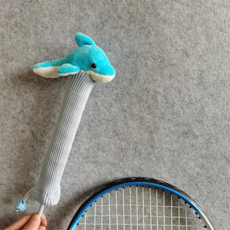 Чехол для ракетки бадминтона в виде дельфина