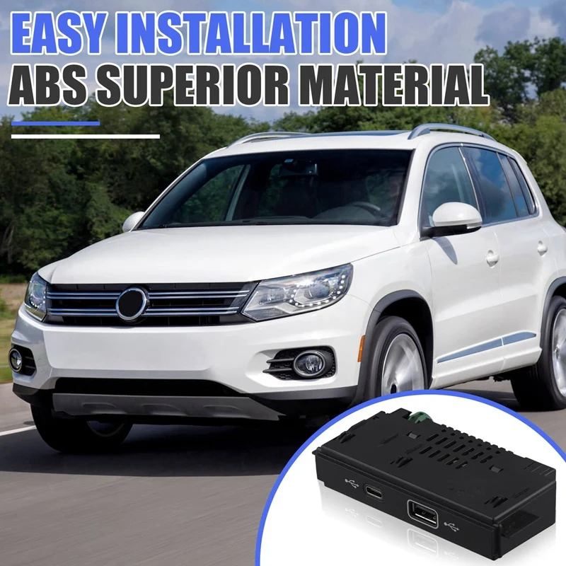 Для VW Tiguan MK2 Viloran USB TYPE-C Plug Armerst передняя консоль USB-порты с кабелем 30D 035736