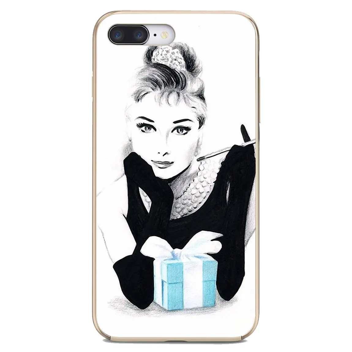 legend Lady star Audrey Hepburn For Oppo realme 6 7 7i 6i c3 For Xiaomi poco F3 F2 M3 Pro HTC U11 U12 Plus Mobile Phone Case