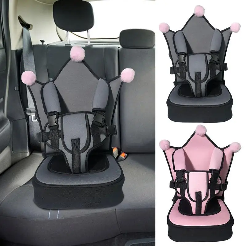 

Child Safety Seat Mat For Kids Cars Chairs Camping Traveling Golf Carts Breathable Chairs Mats Baby Car Seat Cushion Foldable