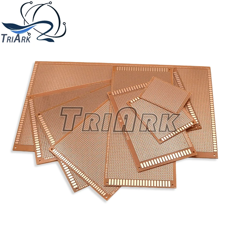 1 шт. 9x15 9*15 см 7*9 см 5*7 см Односторонний прототип печатной платы универсальная плата экспериментальная бакелитовая медная плата схемы