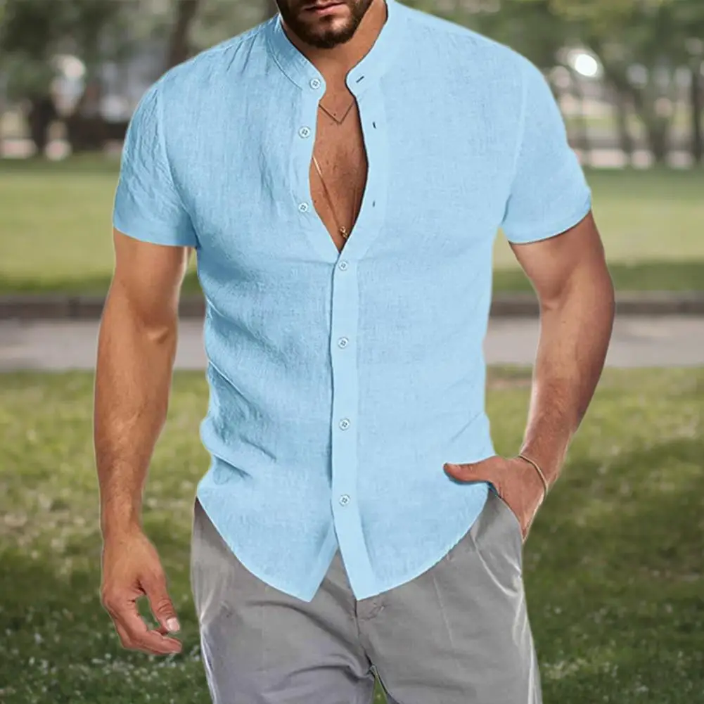 

Stylish Cardigan Leisure Summer Tops Men Tops All Match Lightweight