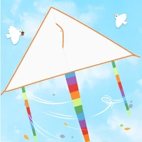 free shipping 100pcslot diy kite blank kite line diamond kite toys for children kites factory painting kite educational kites