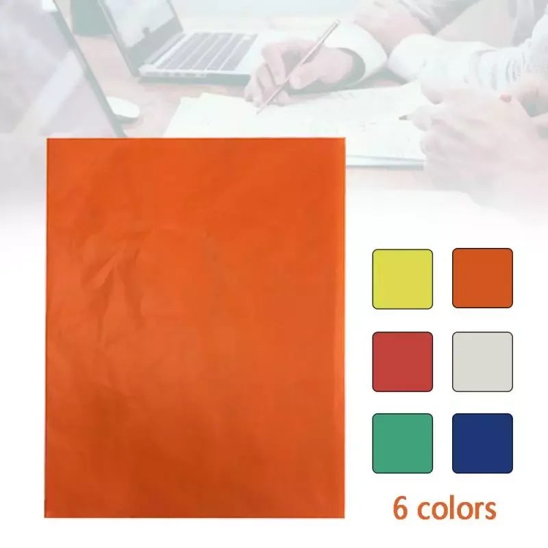 

100pcs Colorful A4 Copy Carbon Papers Home Office Painting Tracing Paper One Side Fabric Drawing Transfer 21×29.7CM