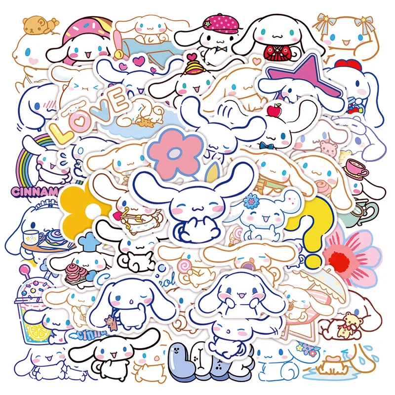 Sanrio мультфильм аниме Cinnamoroll Собака наклейки водонепроницаемый СКЕЙТБОРД гитара