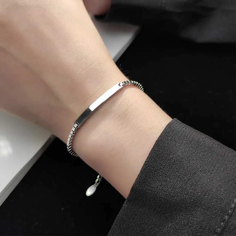 

VENTFILLE Silver Color Geometry Bracelet for Women Girl Birthday Gift Simplicity Korean Office Jewelry Dropshipping Wholesale