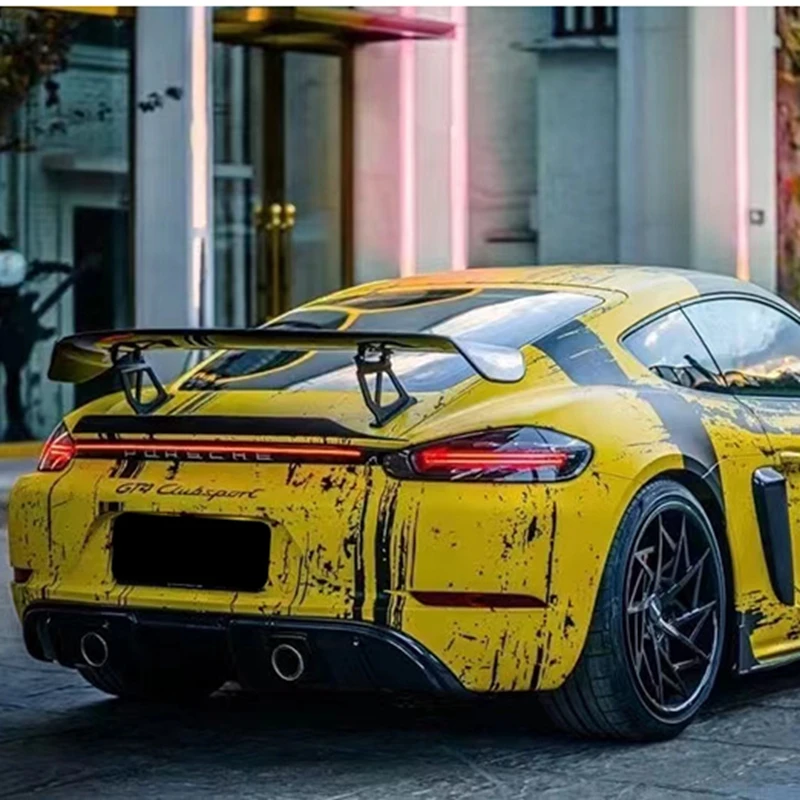 Задний спойлер багажника крыло для Porsche Boxster Cayman 718 981 987 новый GT4 задний багажник