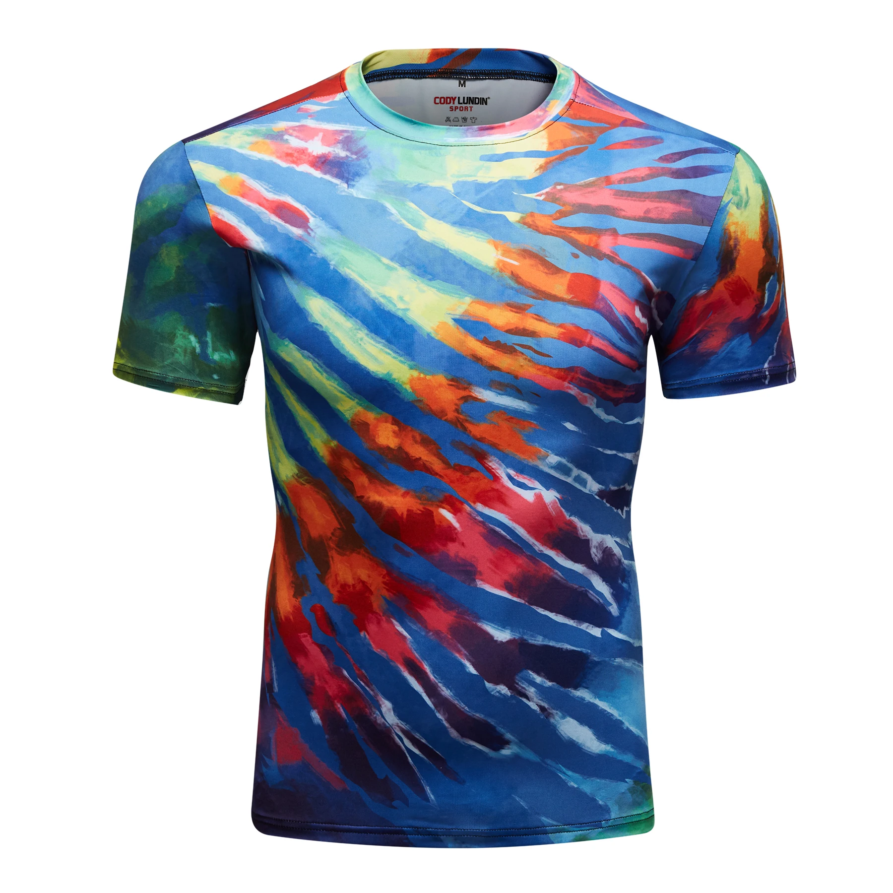 

New Style Men Oversized Shirt Running Digital Sublimation Printed Outdoor Short Sleeve Tshirt