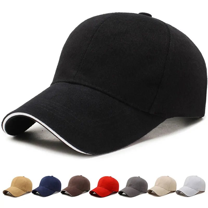 

2022 New Baseball Caps For Men Women Outdoor Sports Caps Long-brimmed Hats Sun Hats Peaked Caps All-match Fashion Sun Protection