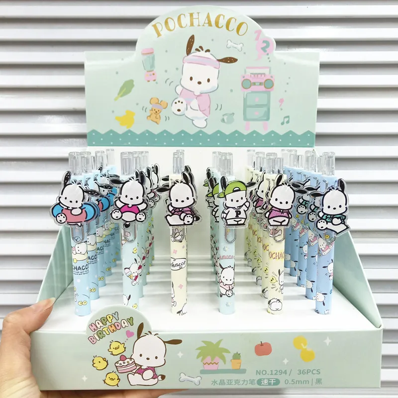 

Kawaii Мультфильм Sanria креольское аниме быстросохнущая гелевая ручка Милая почтовая школьная пластырь в стиле Push-типа для девушек подарки