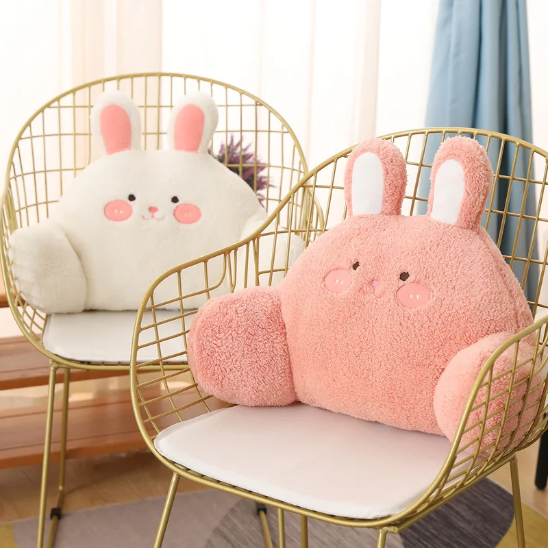 

Cartoon Frog Huksy Rabbit Waist Pillow Animal Seat Cushion Kawaii Plush Sofa Chair Pillow Home Decor Kids Girls Birthday Gift