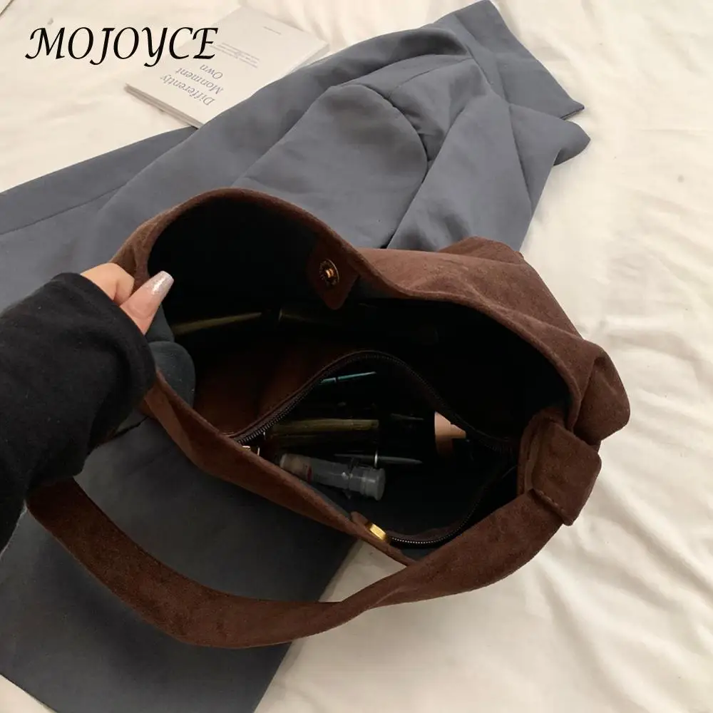 Замшевая сумка-хобо в стиле ретро модная сумка с верхней ручкой роскошная для