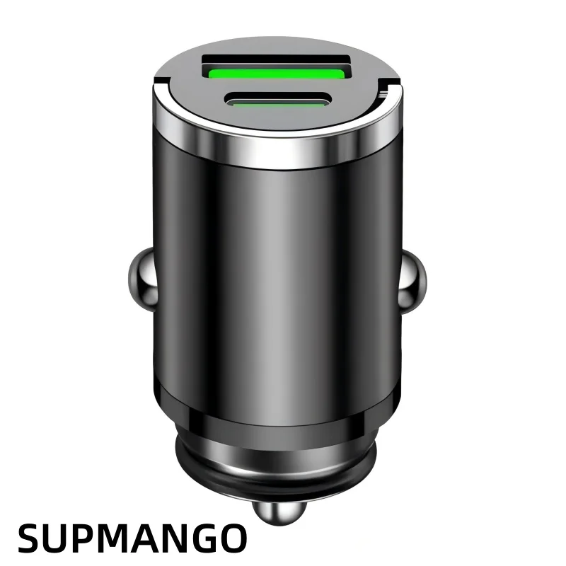 Компактное Автомобильное Зарядное Устройство USB Для Быстрой Зарядки