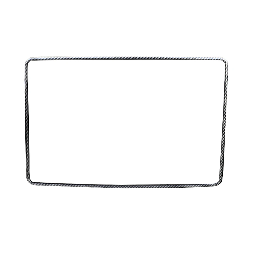 

Carbon Fiber Car Navigation Decorative Frame Central Control Screen Protective Cover for Model Y 2021-2022