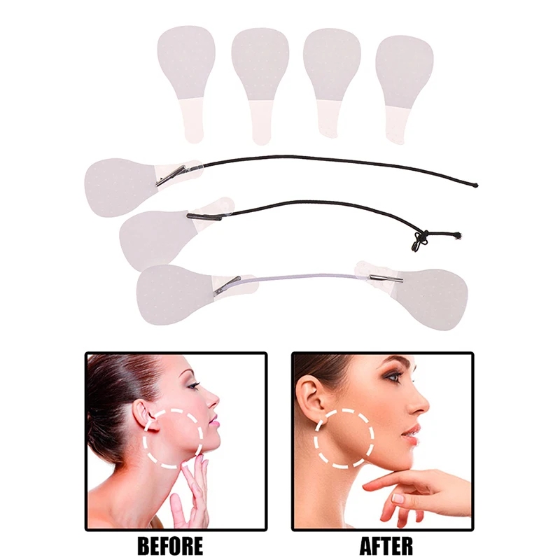 

60PCS/Set Instant Face Lift Tape Makeup Invisible V-Line V Shape Facial Line Lift Up Tape Wrinkle Sagging Skin Chin Face Sticker