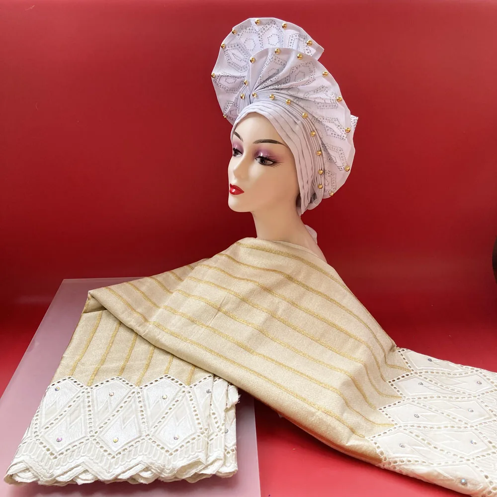 

Стильная Высококачественная популярная африканская ткань с бисером одежда Швейцарский хлопок Тюль свадебное платье кружевной материал 5 + ...