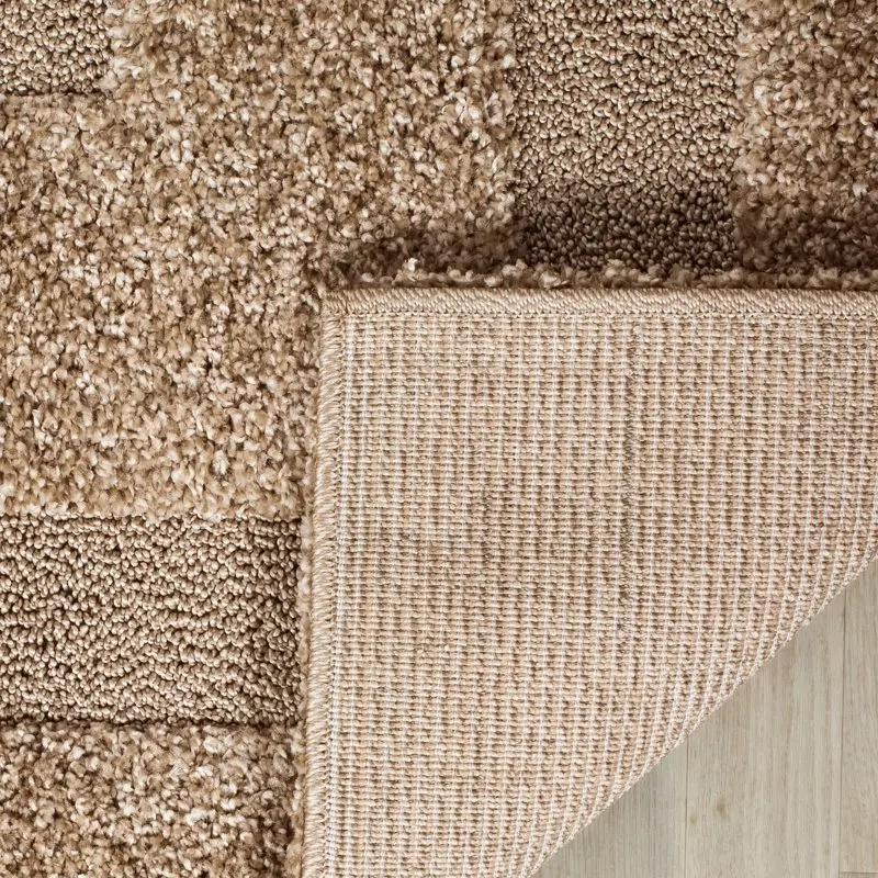 

Unbelievably Soft & Plush Mason Beige Accent-Border Shag Area Rug - 2'3" x 4'