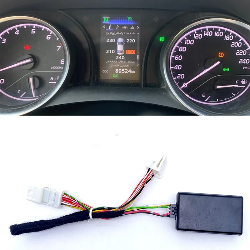 

Для Toyota RAV4 XA50 2019-2022 гг. Автомобильная система контроля давления в шинах TPMS, цифровой ЖК-дисплей приборной панели, автоматическая охранная сигнализация